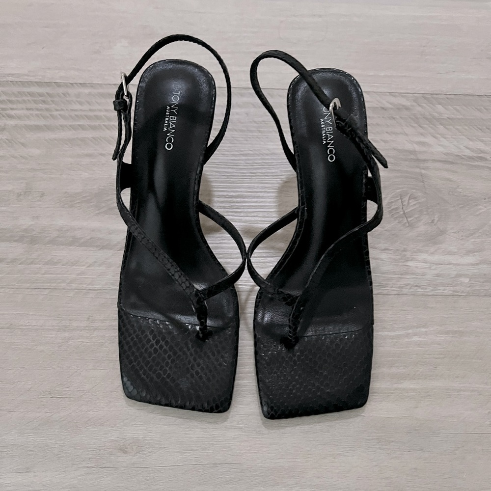 Tony Bianco Thong Heeled Sandals